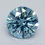 2.04 Ct. Fancy Vivid Blue Round Lab Grown Diamond