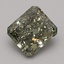 1.79 Ct. Fancy Vivid Green Radiant Lab Grown Diamond