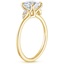 18K Yellow Gold Colette Diamond Ring, smallside view