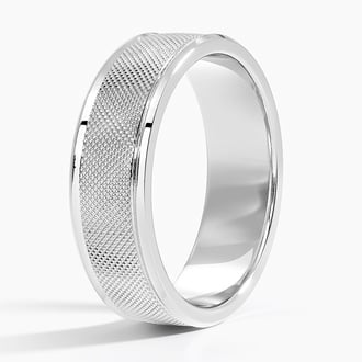 Maverick 6.5mm Wedding Ring in Platinum