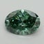 2.01 Ct. Fancy Vivid Pacific Green Oval Lab Grown Diamond