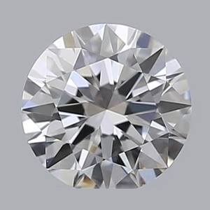 Round diamond — real photo
