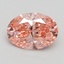 1.82 Ct. Fancy Vivid Pink Oval Lab Grown Diamond