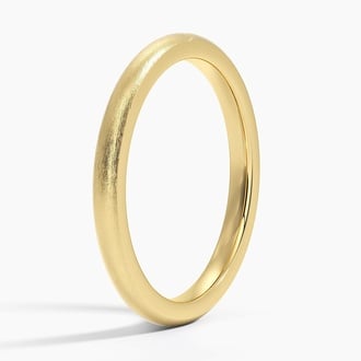 Satin Comfort Fit 2mm Wedding Ring
