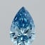 1.35 Ct. Fancy Vivid  Blue Pear Lab Grown Diamond