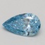 0.55 Ct. Fancy Vivid Blue Pear Lab Grown Diamond