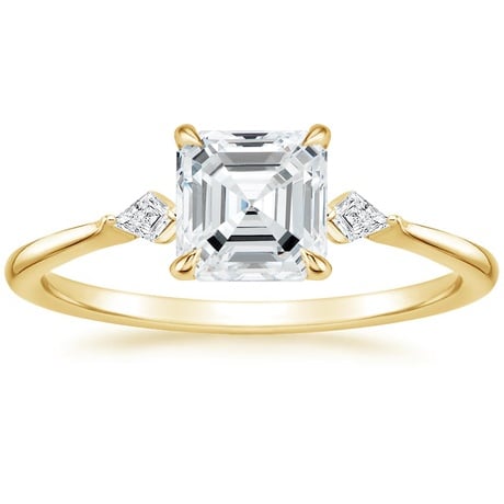 18K Yellow Gold Cometa Diamond Bridal Set