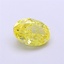 1.13 Ct. Fancy Vivid  Yellow Oval Lab Grown Diamond