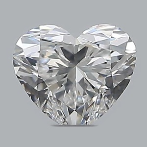Heart diamond — real photo
