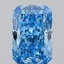 2.53 Ct. Fancy Vivid  Blue Radiant Lab Grown Diamond