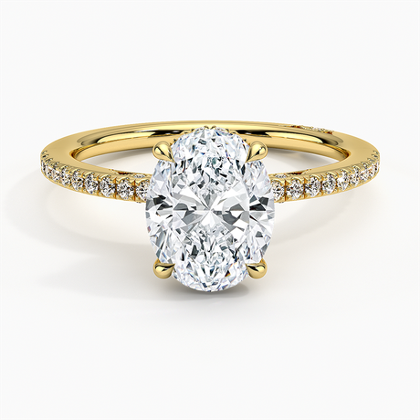 18K Yellow Gold Simply Tacori Luxe Drape Diamond Ring
