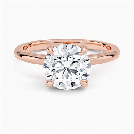 14K Rose Gold Elodie 1.8mm Solitaire Ring