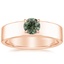 14K Rose Gold Alden Diamond Ring, smalltop view