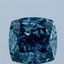 3.09 Ct. Fancy Vivid Blue Cushion Lab Grown Diamond