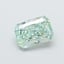 1.00 Ct. Fancy Intense Green Radiant Lab Grown Diamond
