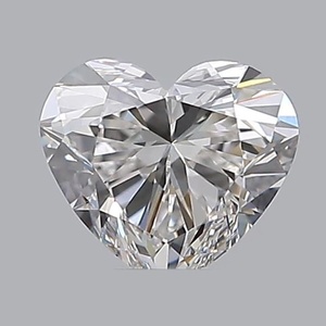 Heart diamond — real photo