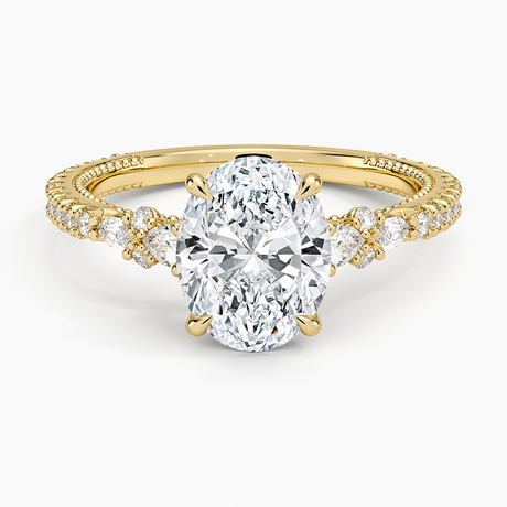 18K Yellow Gold Primrose Diamond Ring