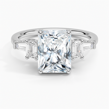 18K White Gold Cleo Five Stone Diamond Ring