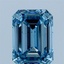 2.00 Ct. Fancy Vivid Blue Emerald Lab Grown Diamond