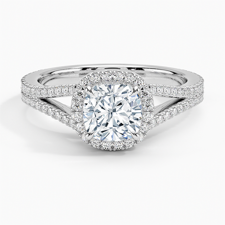 Fortuna Halo Diamond Ring - Brilliant Earth