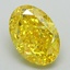 2.13 Ct. Fancy Vivid Yellow Oval Lab Grown Diamond