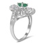 The Delano Ring, smalltop view on a hand