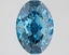 2.66 Ct. Fancy Vivid Blue Oval Lab Grown Diamond