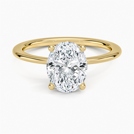 Thin Band Engagement Ring - Aimee
