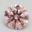 2.50 Ct. Fancy Intense Pink Round Lab Grown Diamond