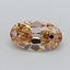 1.07 Ct. Fancy Light Yellow Brown Oval Lab Grown Diamond