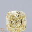 2.19 Ct. Fancy Yellow Cushion Lab Grown Diamond