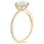 14K Yellow Gold Viviana Three-Quarter Coverage Diamond Ring, smallside view