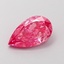 1.02 Ct. Fancy Vivid  Pink Pear Lab Grown Diamond