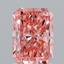 1.67 Ct. Fancy Vivid Pink Radiant Lab Grown Diamond