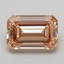 4.61 Ct. Fancy Intense Brownish Pink Emerald Lab Grown Diamond