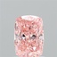 1.19 Ct. Fancy Vivid Pink Cushion Lab Grown Diamond