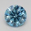 1.59 Ct. Fancy Vivid Blue Round Lab Grown Diamond