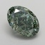 3.26 Ct. Fancy Vivid Green Oval Lab Grown Diamond