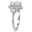 Asymmetrical Compass-Point Diamond Ring, smallside view