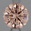 1.04 Ct. Fancy Intense Orange Round Lab Grown Diamond