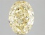 3.01 Ct. Fancy Vivid Yellow Oval Lab Grown Diamond