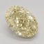 2.18 Ct. Fancy Intense Yellow Oval Lab Grown Diamond