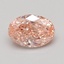 1.51 Ct. Fancy Vivid Pink Oval Lab Grown Diamond