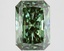 3.08 Ct. Fancy Vivid Green Radiant Lab Grown Diamond