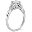 The Buckley Ring, smalltop view on a hand