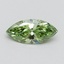 0.63 Ct. Fancy Vivid Green Marquise Lab Grown Diamond