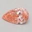 0.50 Ct. Fancy Vivid Pink Pear Lab Grown Diamond