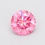 1.09 Ct. Fancy Vivid Pink Round Lab Grown Diamond