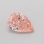 0.46 Ct. Fancy Vivid Pink Pear Lab Grown Diamond