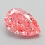 1.76 Ct. Fancy Vivid Pink Pear Lab Grown Diamond